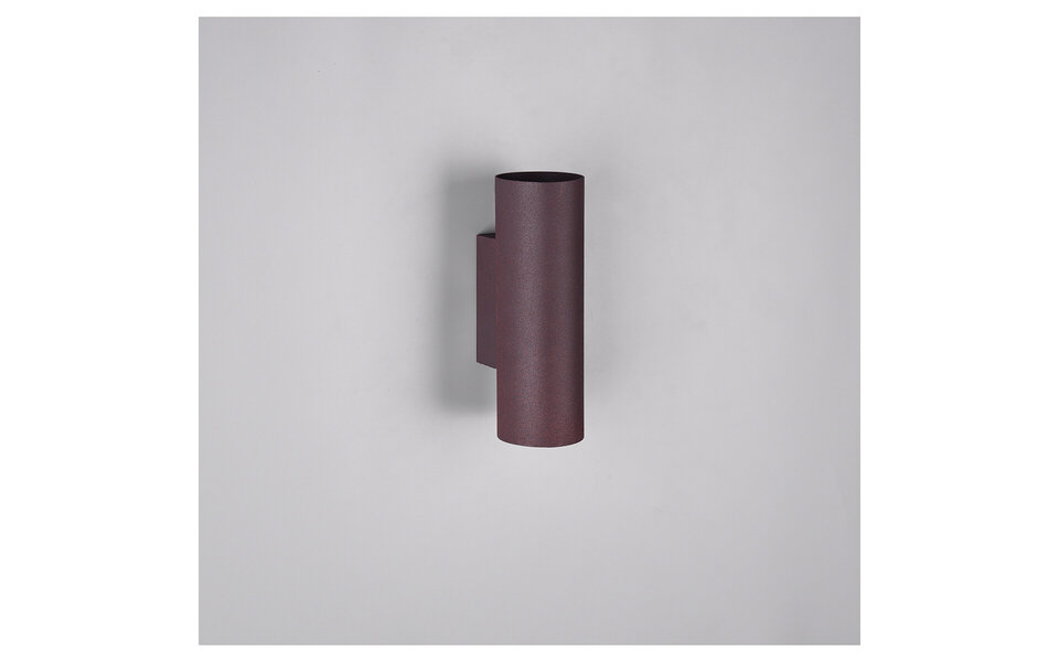 HLW LED LED Wandlamp Trion Mary met dubbele GU10 fitting - Roestkleur, Aluminium & Up/Down licht HLW LED LED Wandlamp Trion Mary met dubbele GU10 fitting - Roestkleur, Aluminium & Up/Down licht