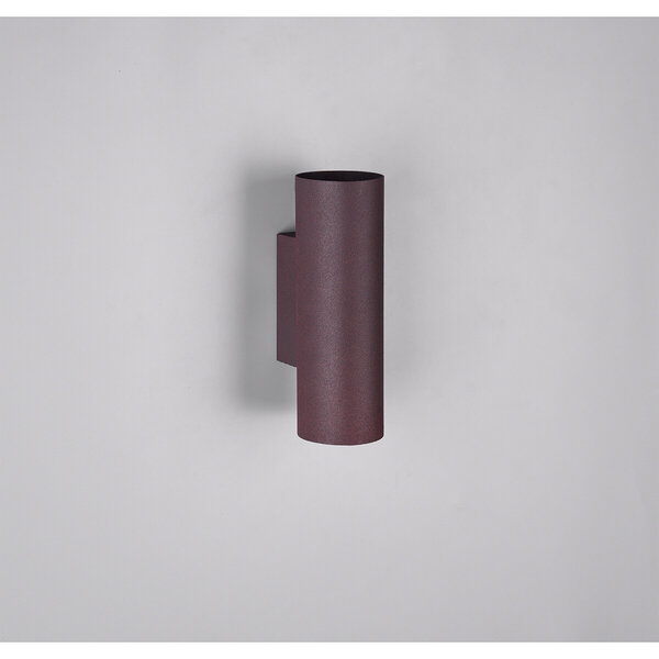 HLW LED LED Wandlamp Trion Mary met dubbele GU10 fitting - Roestkleur, Aluminium & Up/Down licht HLW LED LED Wandlamp Trion Mary met dubbele GU10 fitting - Roestkleur, Aluminium & Up/Down licht