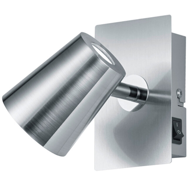 LED wandlamp | 6W | 3000K warmwit | Mat nikkel | Aluminium Verlichting per ruimte