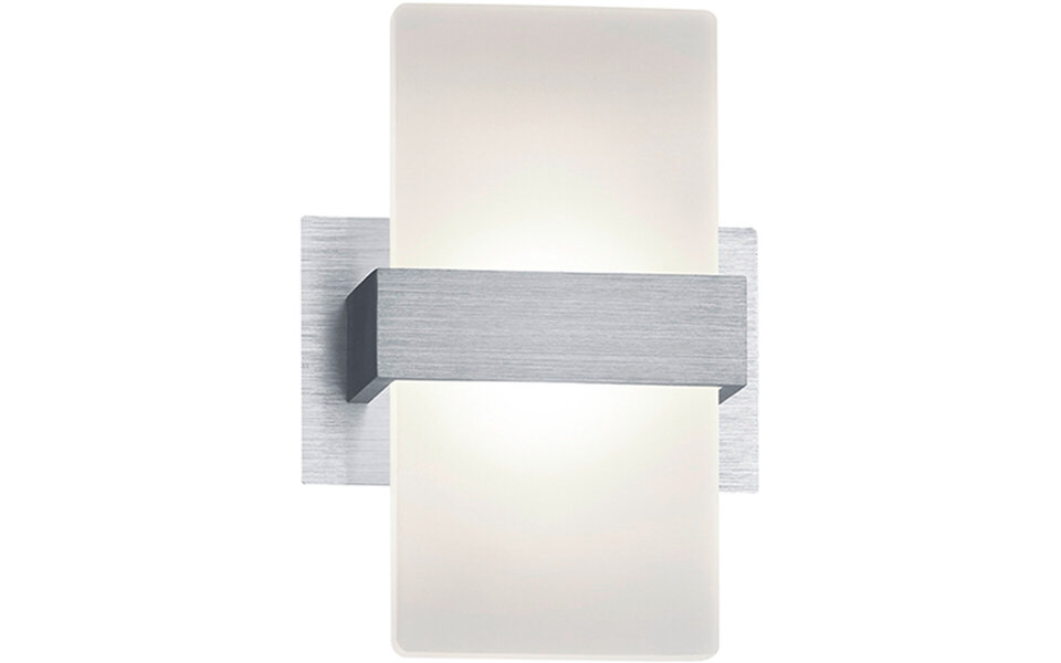 HLW LED LED Wall Spotlight 4W Warm White 3000K - Adjustable Beam Angle - Matte Gray Aluminum