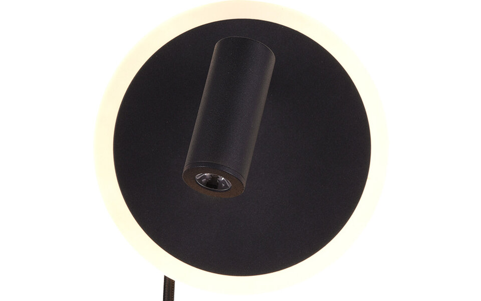 HLW LED Modern LED Wall Lamp Matte Black 7W - Warm White 2700K–3000K - Aluminum HLW LED Modern LED Wall Lamp Matte Black 7W - Warm White 2700K–3000K - Aluminum