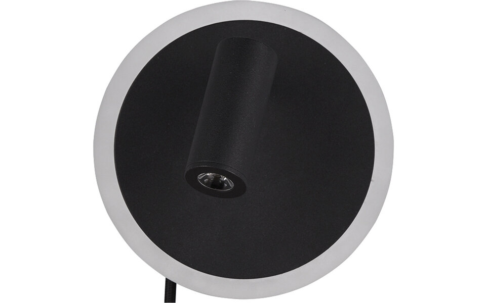 HLW LED Modern LED Wall Lamp Matte Black 7W - Warm White 2700K–3000K - Aluminum HLW LED Modern LED Wall Lamp Matte Black 7W - Warm White 2700K–3000K - Aluminum