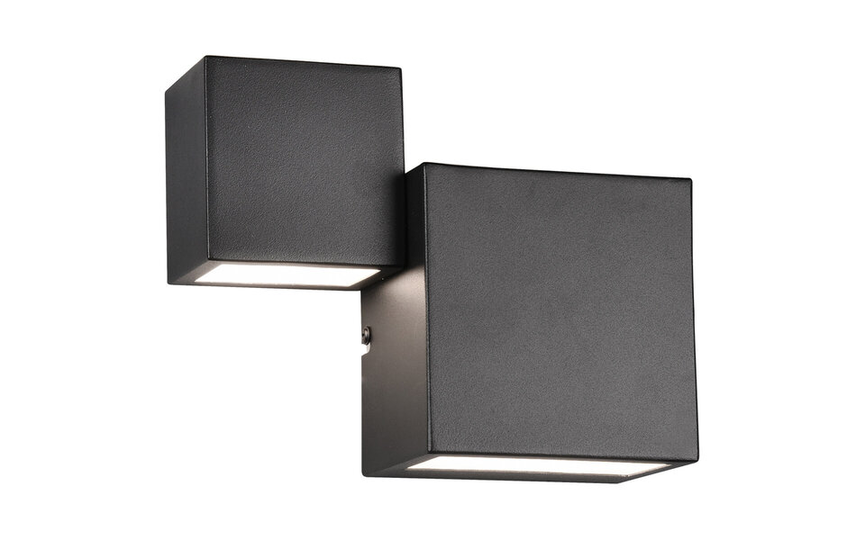 HLW LED Dimmable LED Wall Lamp 12W - Warm White 2700K-3000K - Black & White Floor Lamp & Wall Lamp