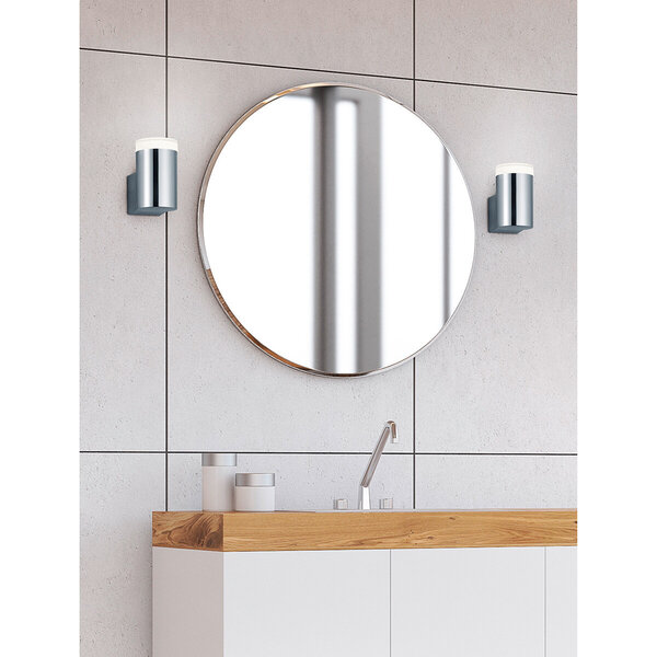 HLW LED Moderne LED Wandlamp 8W Warm Wit 2700K–3000K met Stoffen Kap & Glans Chroom HLW LED Moderne LED Wandlamp 8W Warm Wit 2700K–3000K met Stoffen Kap & Glans Chroom