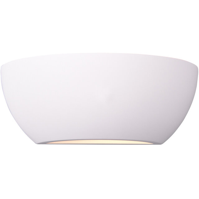Mat witte LED wandlamp met E14 fitting, 28W vermogen en verstelbare lichtbundel in warm wit 3000K Mat witte LED wandlamp met E14 fitting, 28W vermogen en verstelbare lichtbundel in warm wit 3000K