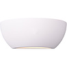 Mat witte LED wandlamp met E14 fitting, 28W vermogen en verstelbare lichtbundel in warm wit 3000K