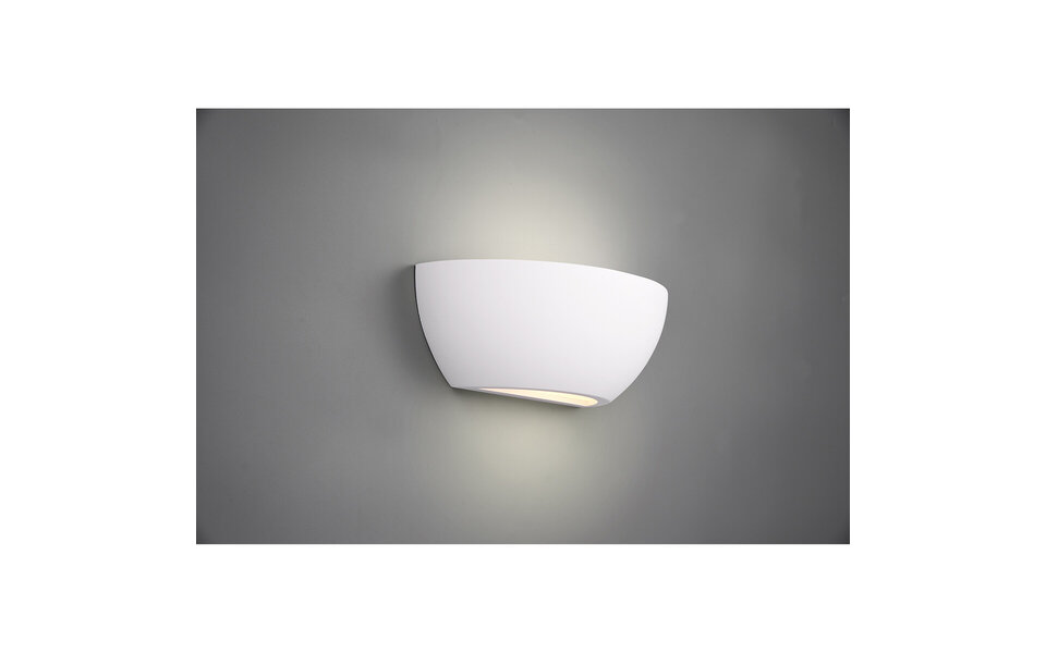 HLW LED LED Wandlamp Mat Wit van Gips met Beam Angle Verstelbaar, E14 Fitting HLW LED LED Wandlamp Mat Wit van Gips met Beam Angle Verstelbaar, E14 Fitting