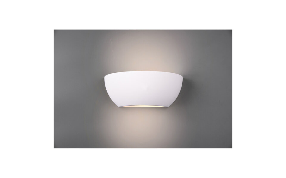 HLW LED LED Wandlamp Mat Wit van Gips met Beam Angle Verstelbaar, E14 Fitting HLW LED LED Wandlamp Mat Wit van Gips met Beam Angle Verstelbaar, E14 Fitting