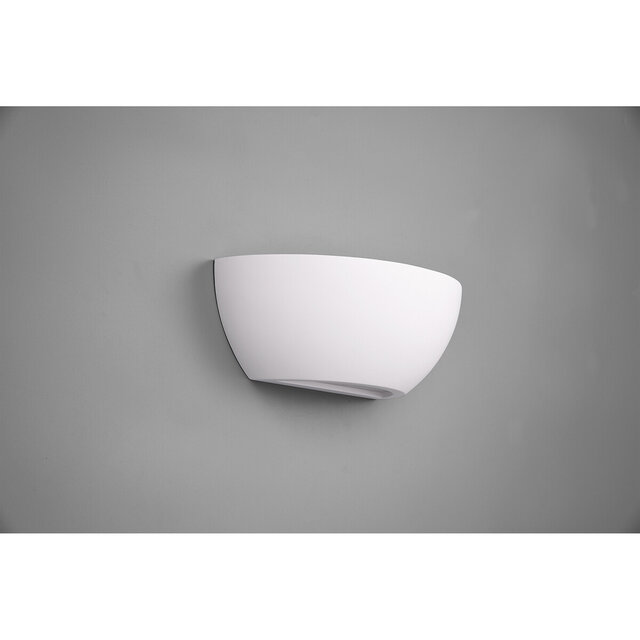 HLW LED LED Wall Lamp Matte White Plaster with Adjustable Beam Angle, E14 Fitting