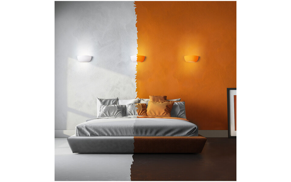 HLW LED LED Wandlamp Mat Wit van Gips met Beam Angle Verstelbaar, E14 Fitting HLW LED LED Wandlamp Mat Wit van Gips met Beam Angle Verstelbaar, E14 Fitting