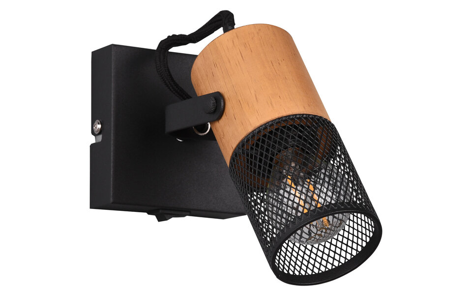 HLW LED LED Wall Spotlight Matte Black - Durable Aluminum with E14 Fitting, Perfect as LED Floor Lamp and LED Spot HLW LED LED Wall Spotlight Matte Black - Durable Aluminum with E14 Fitting, Perfect as LED Floor Lamp and LED Spot