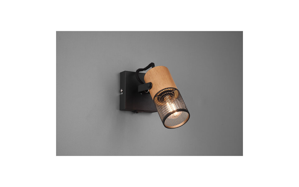 HLW LED LED Wall Spotlight Matte Black - Durable Aluminum with E14 Fitting, Perfect as LED Floor Lamp and LED Spot HLW LED LED Wall Spotlight Matte Black - Durable Aluminum with E14 Fitting, Perfect as LED Floor Lamp and LED Spot