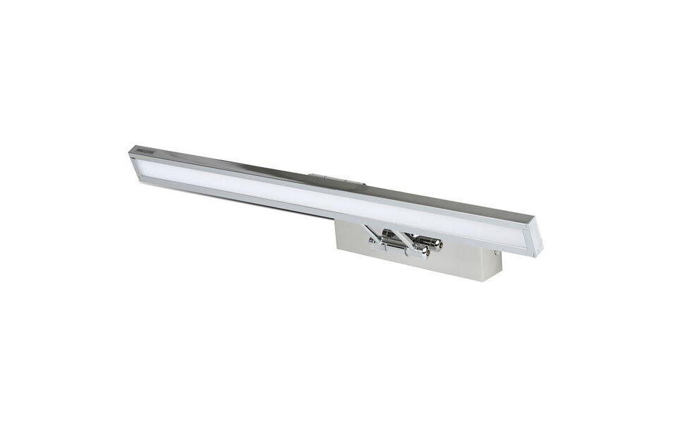 HLW LED LED Vloerlamp 8W met neutraal wit licht - Witte LED Lamp in mat chroom aluminium HLW LED LED Vloerlamp 8W met neutraal wit licht - Witte LED Lamp in mat chroom aluminium
