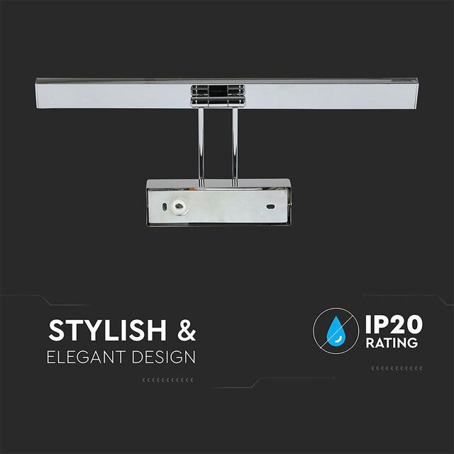 HLW LED LED Vloerlamp 8W met neutraal wit licht - Witte LED Lamp in mat chroom aluminium HLW LED LED Vloerlamp 8W met neutraal wit licht - Witte LED Lamp in mat chroom aluminium