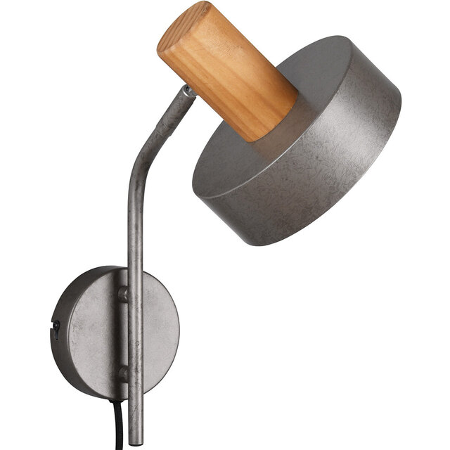 HLW LED LED Wandlamp Trion Giyon - Elegant Rond Design met Mat Nikkel Afwerking