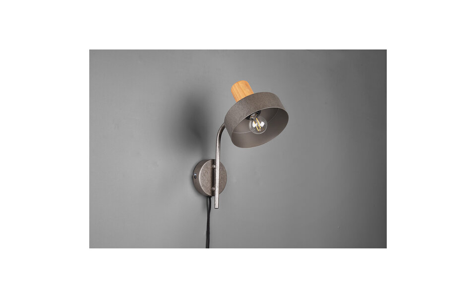 HLW LED LED Wandlamp Trion Giyon - Elegant Rond Design met Mat Nikkel Afwerking