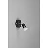 HLW LED LED wall spotlight Trion Pamo - Matte black aluminum - GU10 fitting, LED spotlight