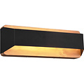 LED Wall Lamp Dimmable - Matte Black Aluminum, Warm White 3000K, Up & Down Light