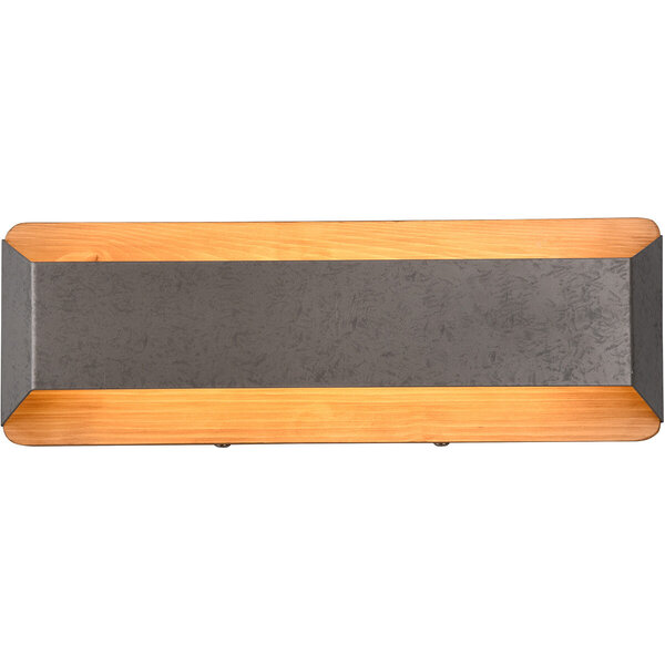 HLW LED LED Wandlamp Trion Arbon 13.5W Dimbaar Warm Wit 3000K Antiek Nikkel HLW LED LED Wandlamp Trion Arbon 13.5W Dimbaar Warm Wit 3000K Antiek Nikkel