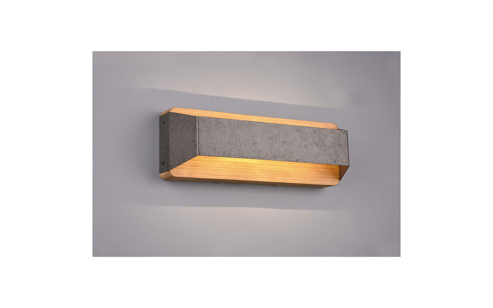 HLW LED LED Wall Lamp Trion Arbon 13.5W Dimmable Warm White 3000K Antique Nickel