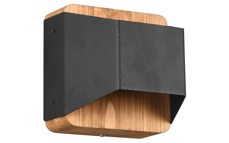 HLW LED Dimmable LED Wall Lamp Matte Black with Warm White 3000K and OSRAM LEDs - 4.3W HLW LED Dimmable LED Wall Lamp Matte Black with Warm White 3000K and OSRAM LEDs - 4.3W