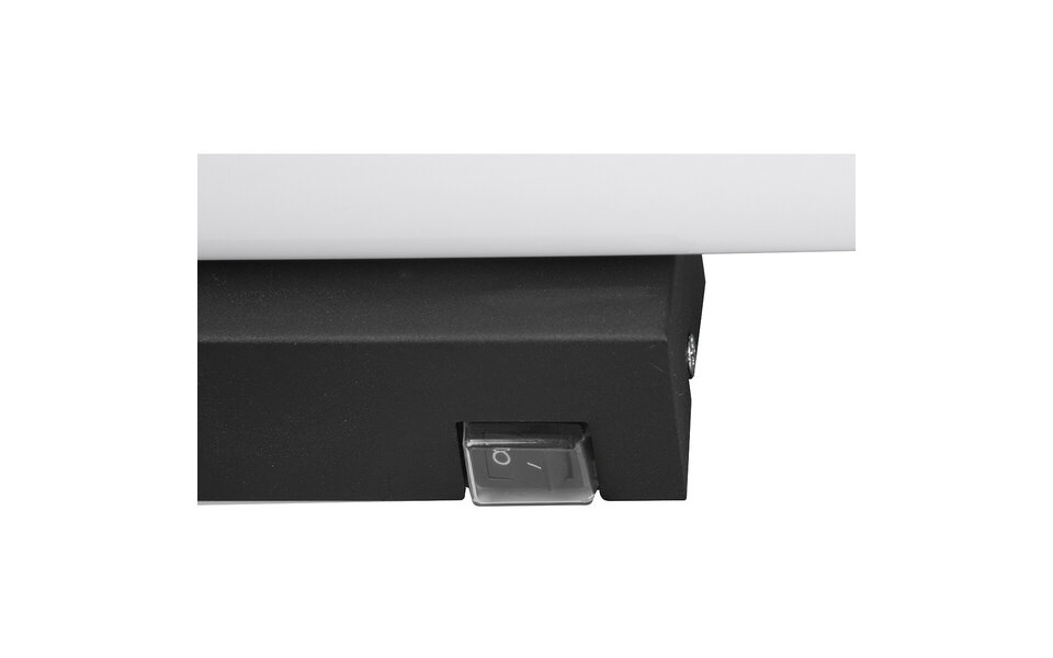 HLW LED LED Wandlamp Mat Zwart - Warm Wit 3000K - 6.5W LED, Badkamer & Interieur