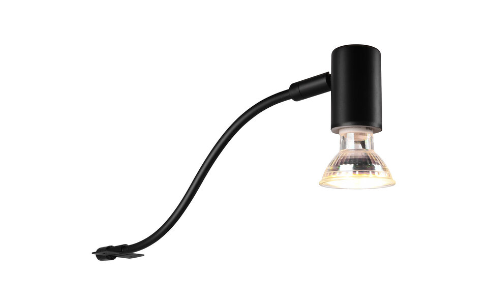 HLW LED LED Wandlamp Mat Zwart - Spatwaterdicht IP44 - GU10 Fitting - Aluminium HLW LED LED Wandlamp Mat Zwart - Spatwaterdicht IP44 - GU10 Fitting - Aluminium