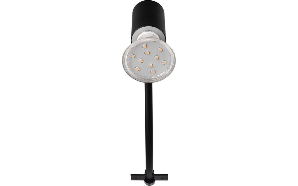 HLW LED LED Wall Lamp Matte Black - Splashproof IP44 - GU10 Fitting - Aluminum