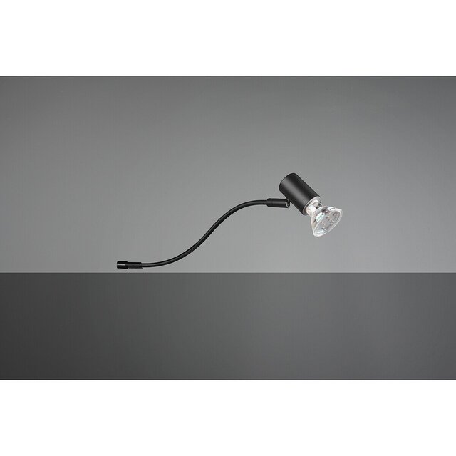 HLW LED LED Wall Lamp Matte Black - Splashproof IP44 - GU10 Fitting - Aluminum