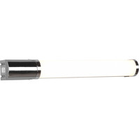 LED wandlamp | 8W | 3000K | IP44 | Chroom | Stopcontact LED wandlamp | 8W | 3000K | IP44 | Chroom | Stopcontact