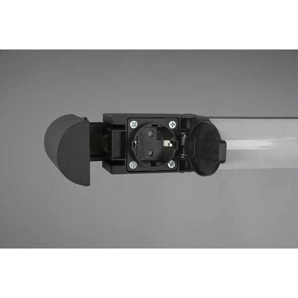 HLW LED LED Wandlamp 8W Warm Wit 3000K - Mat Zwart, Spatwaterdicht IP44 & Duurzaam HLW LED LED Wandlamp 8W Warm Wit 3000K - Mat Zwart, Spatwaterdicht IP44 & Duurzaam