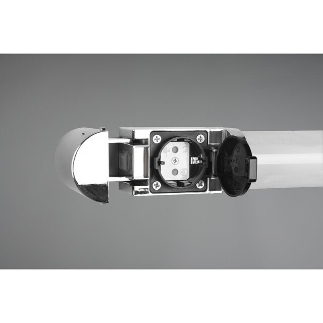 HLW LED LED Wandlamp 16W Trion Pilana - Warm Wit 3000K - Waterdicht IP44 - Glans Chroom