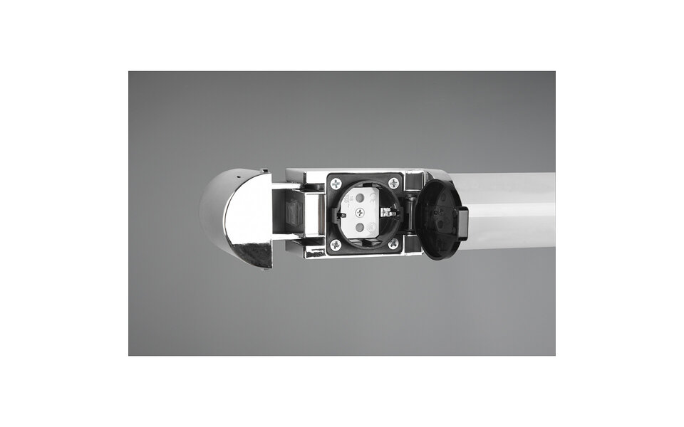 HLW LED LED Wandlamp 16W Trion Pilana - Warm Wit 3000K - Waterdicht IP44 - Glans Chroom