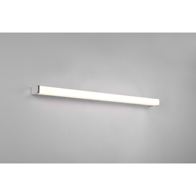 HLW LED LED Wall Lamp 12W Warm White 3000K - Splashproof IP44, Adjustable Beam Angle, Matte Chrome