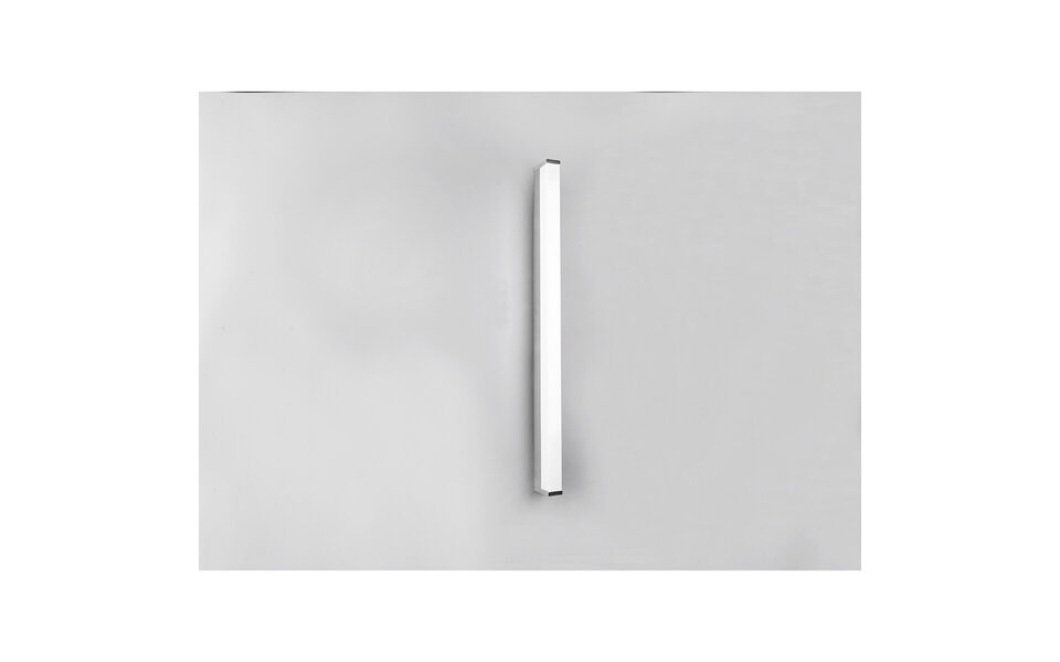 HLW LED LED Wall Lamp 12W Warm White 3000K - Splashproof IP44, Adjustable Beam Angle, Matte Chrome