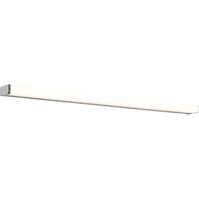 LED wall lamp | 20W | 3000K Warm white | IP44 | Matte chrome