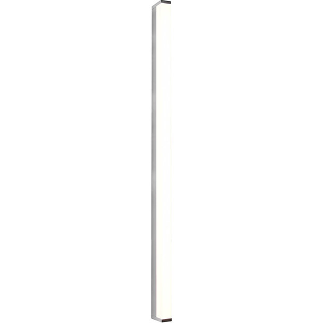 Mat chroom LED wandlamp 20W met warm wit licht 3000K en IP44 geschikt voor vochtige ruimtes