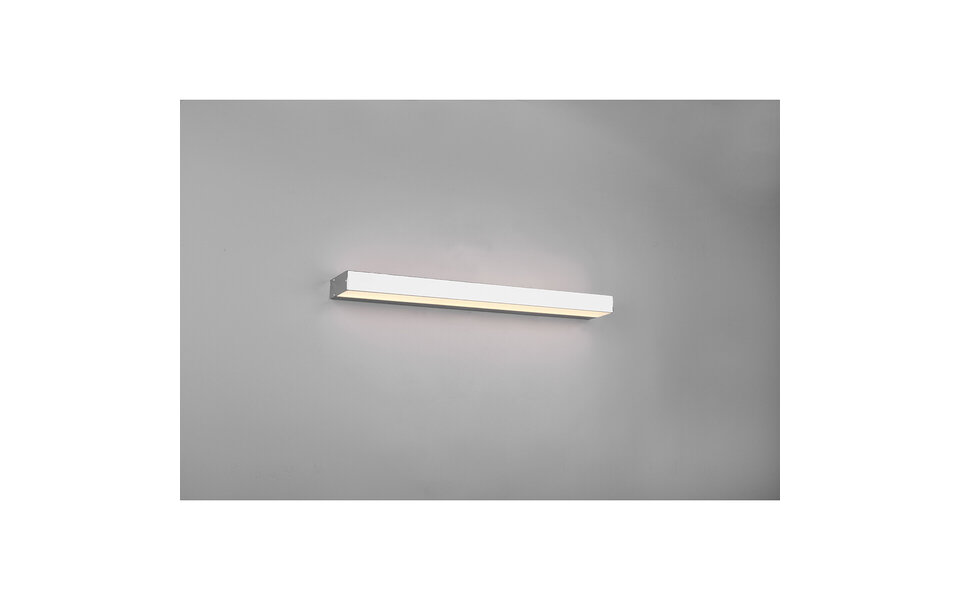 HLW LED LED Wall Lamp 8W Warm White 3000K - Matte Chrome - Adjustable Beam Angle - Up & Down