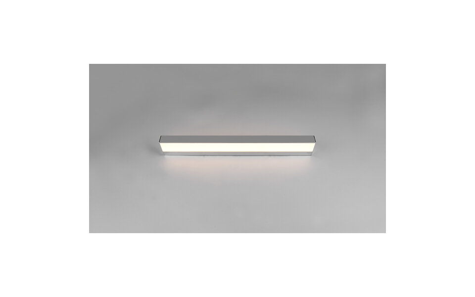 HLW LED LED Wall Lamp 8W Warm White 3000K - Matte Chrome - Adjustable Beam Angle - Up & Down