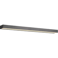 LED wandlamp | 13W | Mat zwart | Warmwit 2700–3000K | IP44