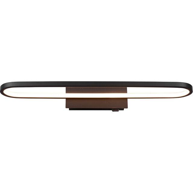 HLW LED Waterdichte LED Vloerlamp & Spiegelverlichting 22W Warm Wit 2700K-3000K Zwart