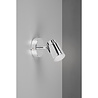 HLW LED LED Wall Spotlight Trion Artion - GU10 Fitting, Waterproof IP44, Matte Chrome Aluminum