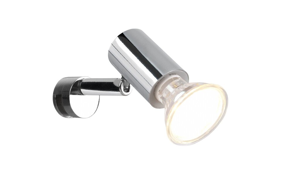 HLW LED LED Wall Lamp Trion Loreno - Splashproof IP44, GU10 Fitting, Gloss Chrome HLW LED LED Wall Lamp Trion Loreno - Splashproof IP44, GU10 Fitting, Gloss Chrome