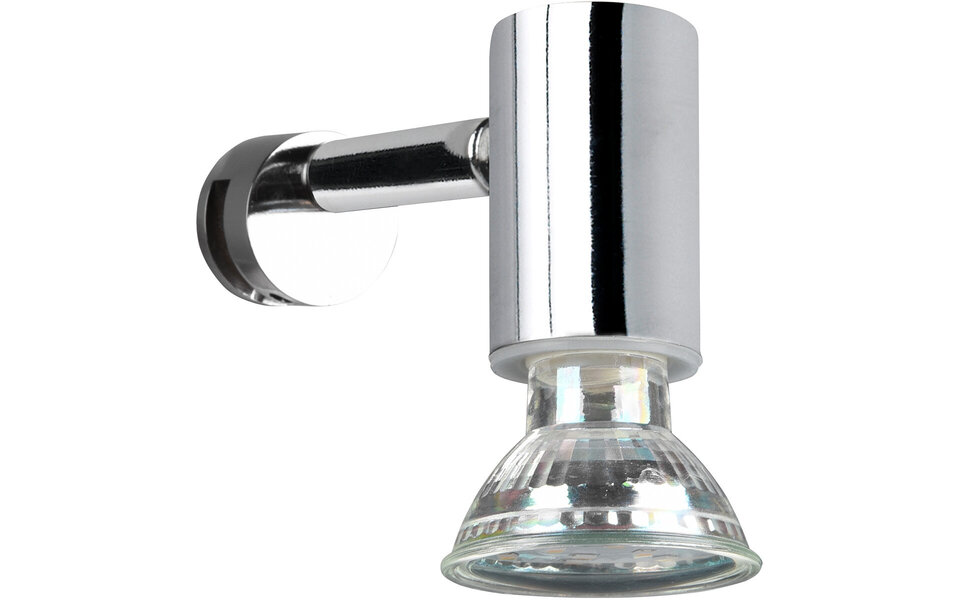 HLW LED LED Wandlamp Trion Loreno - Spatwaterdicht IP44, GU10 Fitting, Glans Chroom