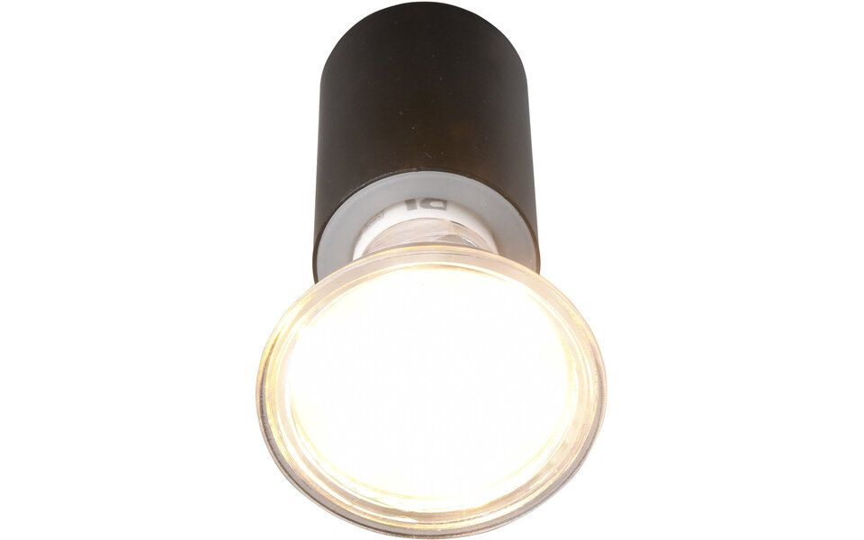 HLW LED Modern LED Wall Lamp Matte Black - Splashproof IP44, GU10 Fitting & Aluminum