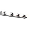 HLW LED LED Wandlamp Trion Teatri - Spatwaterdicht IP44, Mat Chroom & Beam Angle Verstelbaar