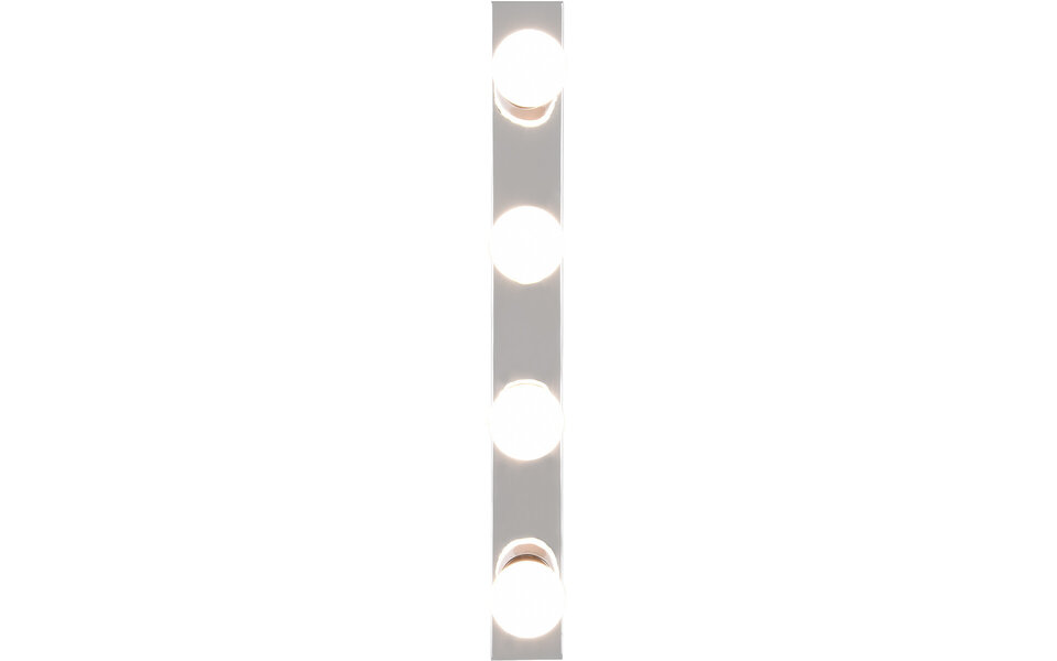 HLW LED LED Wall Lamp Trion Teatri - Splashproof IP44, Matte Chrome & Adjustable Beam Angle