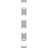 HLW LED LED Wall Lamp Trion Teatri - Splashproof IP44, Matte Chrome & Adjustable Beam Angle