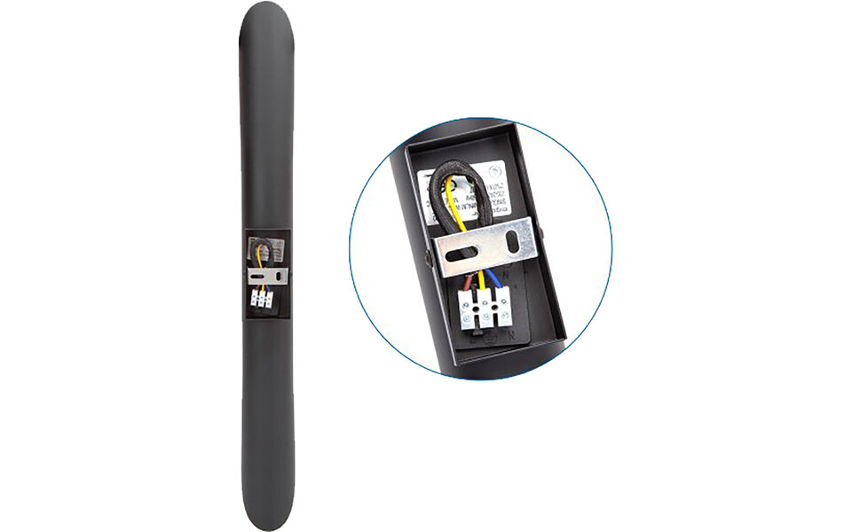 HLW LED LED Wandlamp - Mat Zwart & Gouden Aluminium - 2-lichts Up & Down Verlichting