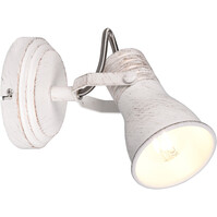LED wandlamp | 10W | Antiek wit | E14 | 1-lichtpunt LED wandlamp | 10W | Antiek wit | E14 | 1-lichtpunt